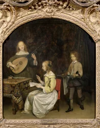 The Concert: Singer and Theorbo Player